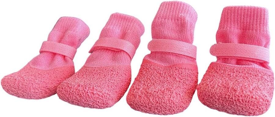Hond Regenlaars Pootbeschermers Outdoor Avonturen Antislip Siliconen 4 Pack F