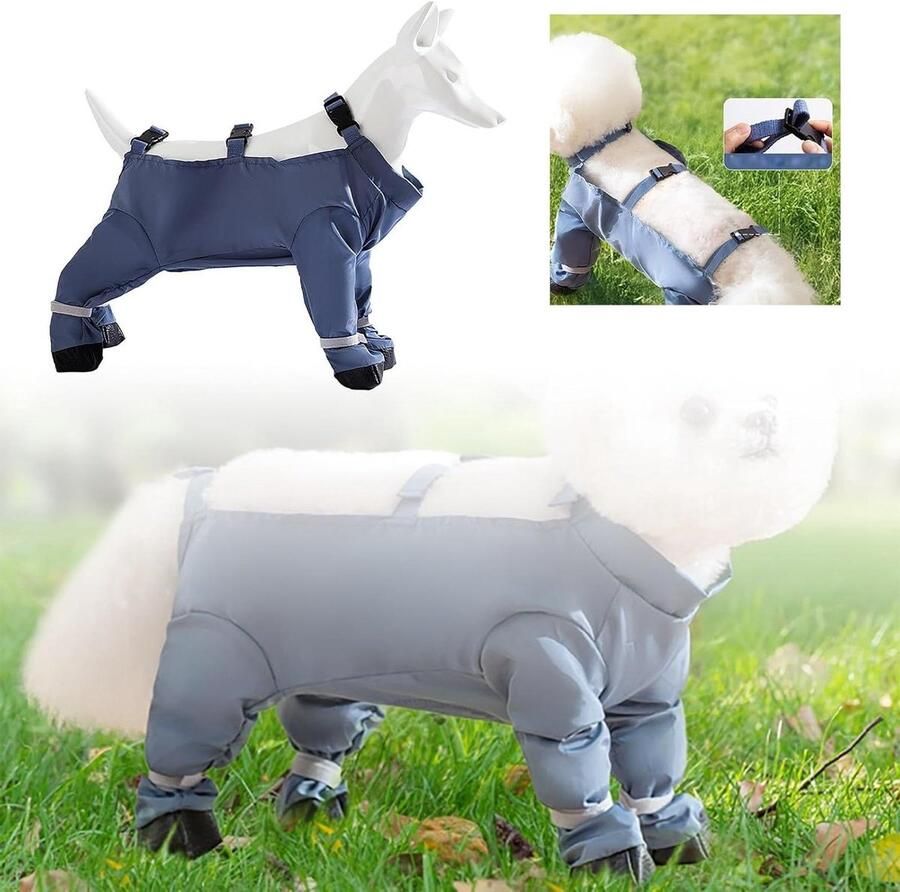 Honden laarsjes Pootbeschermers Actieve wandelingen Verstelbare bretels Maat XL A