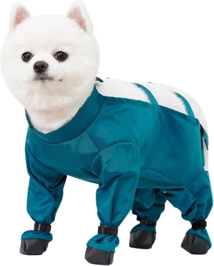 Honden laarzen Poot beschermers Buiten avonturen Volledige poot bescherming Verstelbaar Blauw