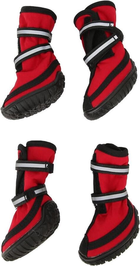 Yinhing Wandelschoenen voor Honden Laarzen met Sterke Slipreflecterende Eigenschappen en een Comfortabele Zachte Binnenkant voor Buitenschoenen Actieve Honden