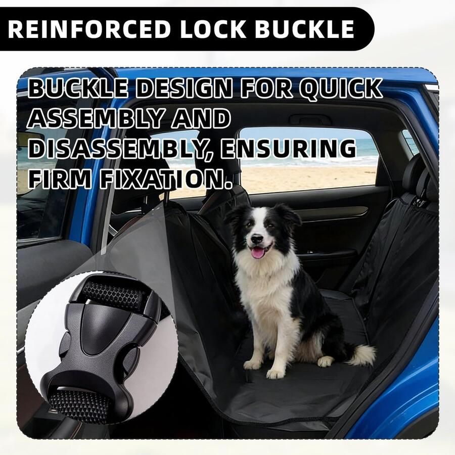 Hondendeken voor Auto voor Achterbank Autostoelbeschermer voor Honden 147x Universele Oxford Stof Waterdicht en Vlekbestendig Bescherming voor Achterbank voor Honden voor