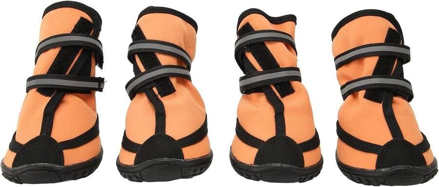 Hondenlaarzen Pootbeschermers Hondenschoenen Outdoor Honden Bescher Waterdicht Antislip XXL Zwart