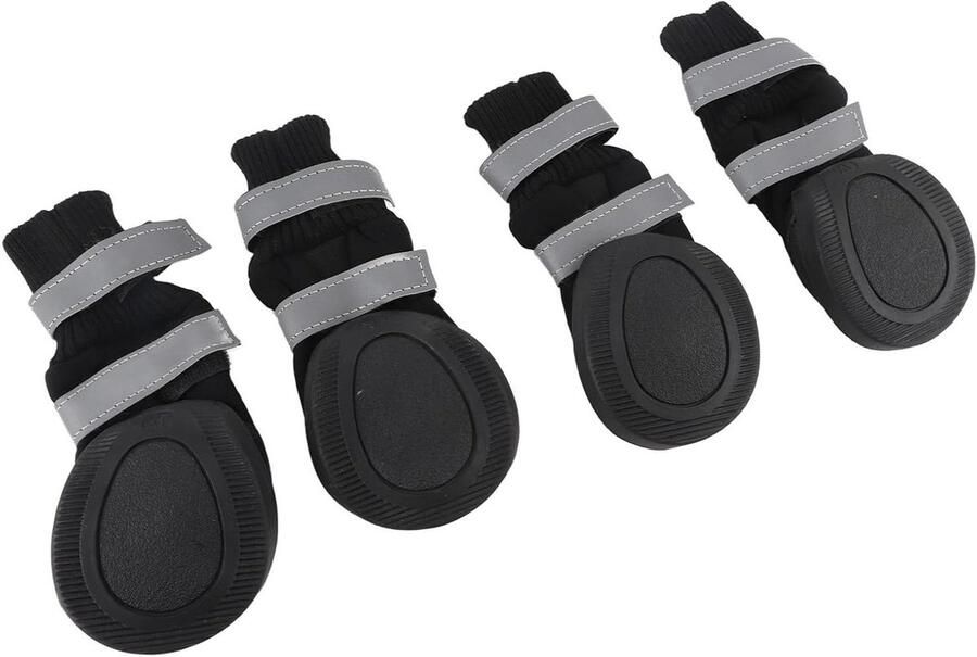 Hondenlaarzen Hondenschoenen pootbeschermers Poten beschermen Waterdicht antislip XL Blauw