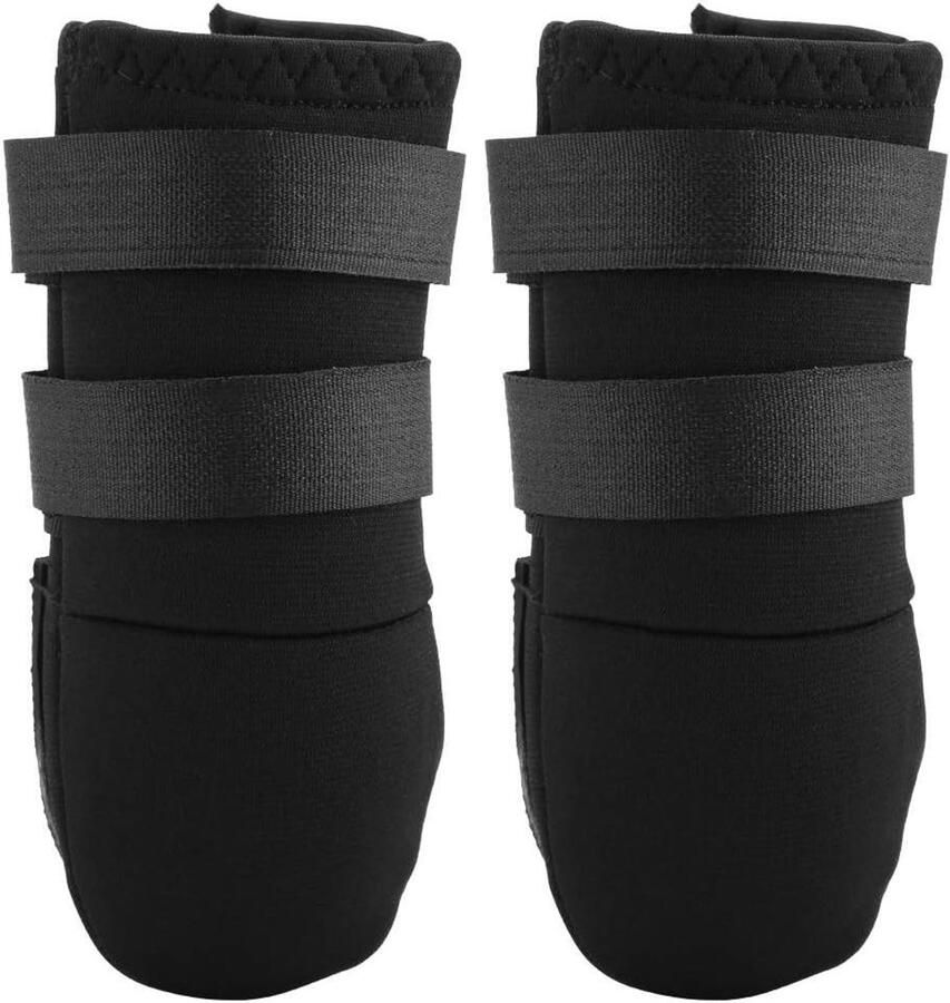Hondenlaarzen Hondenschoenen Poten Bescher Antislip Rubberzool Maat M Zwart