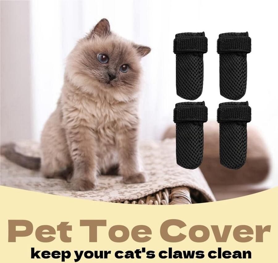 Hondenlaarzen met Antislip Set van 4 Bescherming voor Pootjes Verstelbare Schoenen voor Honden en Katten Ideaal voor Slechte Weersomstandigheden