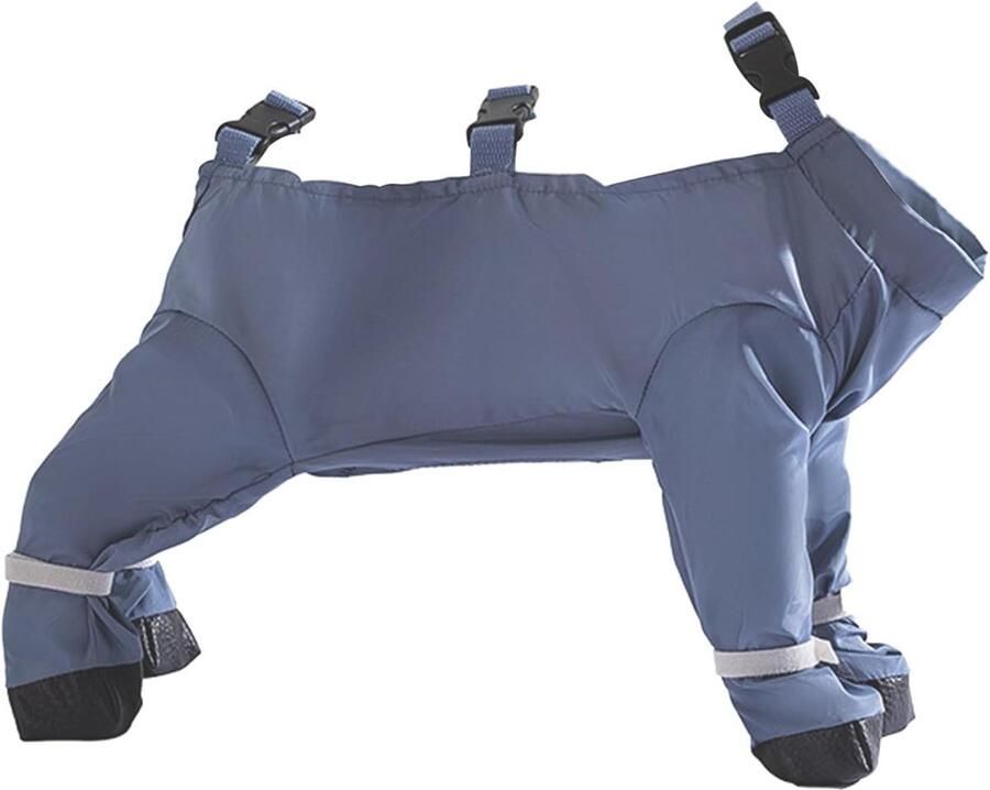 Hondenlaarzen Pootbeschermers Bescherming Buiten Verstelbare Pasvorm XXL Blauw