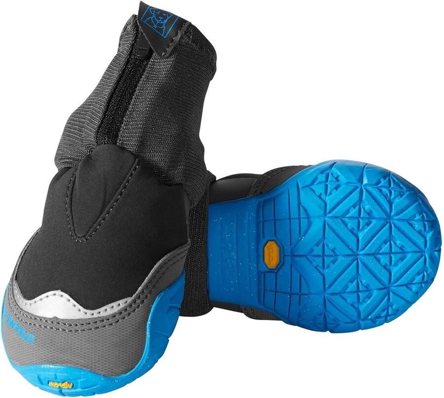 Hondenlaarzen Pootbeschermers Hond Winterse Wandelingen Waterdicht Softshell 2.25 inch Obsidiaan Zwart