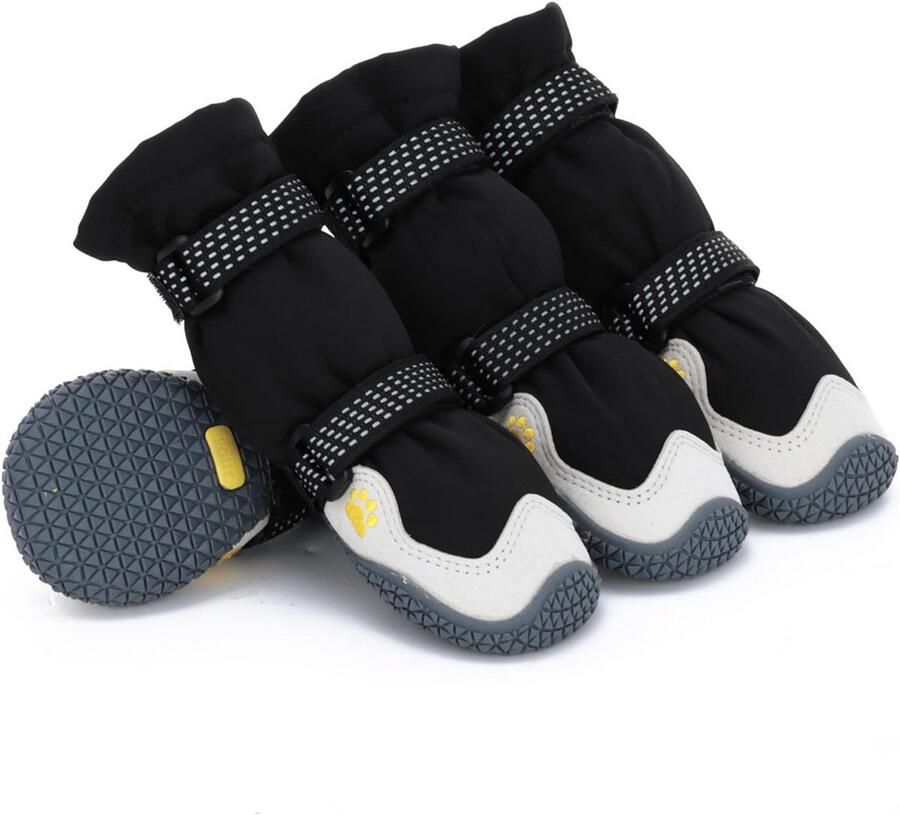 Hondenschoenen 4-delige Set Antislip Waterdicht voor Alle Formaten Honden