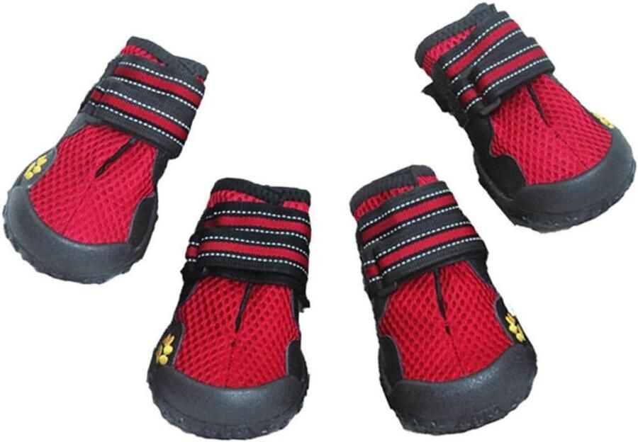 Hondenschoenen Hondenlaarsjes Buitenwandelen Ade d Mesh Materiaal 7.40X6.80X Zoals getoond