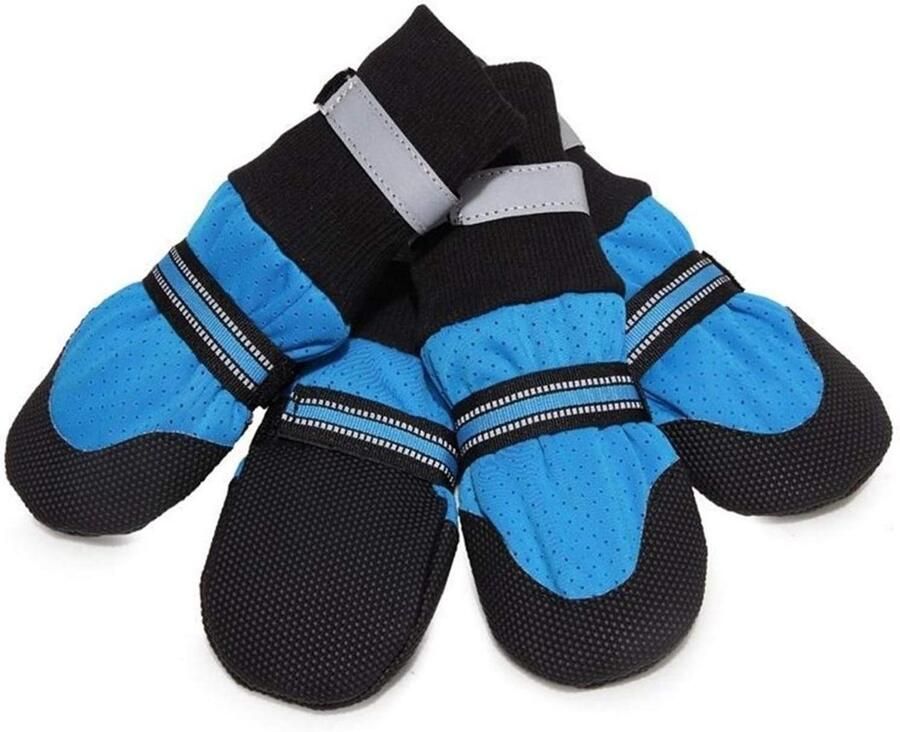 Hondenschoenen Huisdier laarzen Bescherming poten Waterdicht en warm Maat XXL Geel