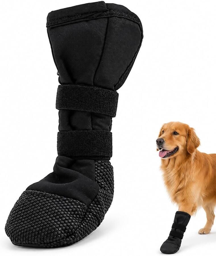 Hondenschoenen pootbescherming 1 paar S verstelbaar ademend antislip