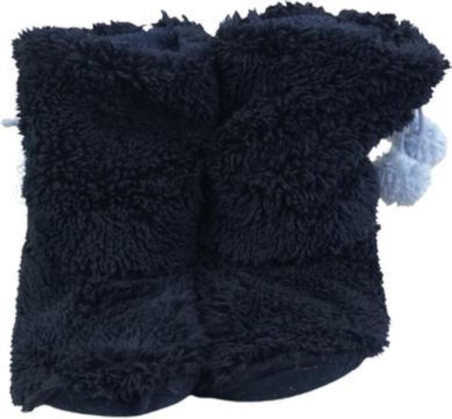 Hoog model pantoffel balletjes Donkerblauw 32 Pantoffels – Pantoffels Warme pantoffels – Sloffen – Sloffen – Winter Kerst cadeau – Kerstcadeau – Kerst – Sinterklaas – Cadeau – Warm Cozy - Foto 2