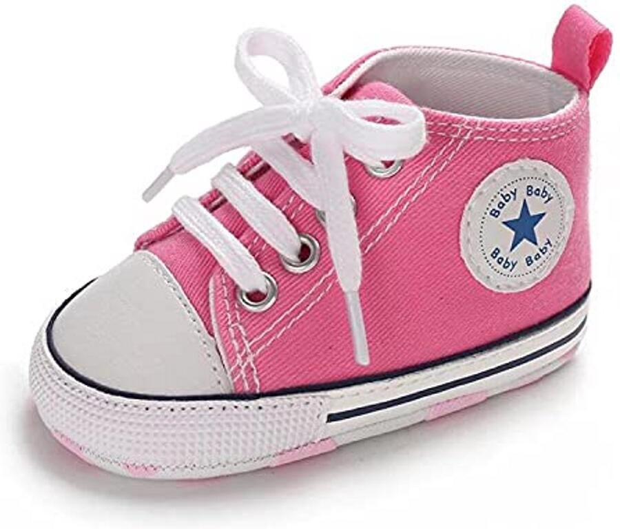Hoogwaardige Baby Sneakers voor en Kant en Klare Canvas Stoffen Laarzen