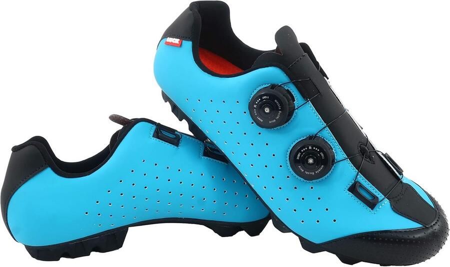 Hoogwaardige MTB Fietsschoenen met Dubbele Draaisluiting voor Precisie