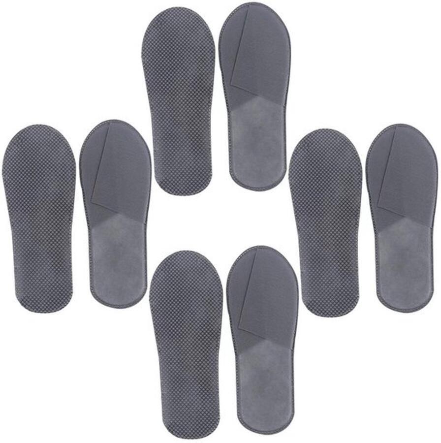 Hotel Slippers Luxe Wegwerp Slippers Badstof Slippers Set van 4 Universele Lichtgewicht en Comfortabel Wegwerpslippers