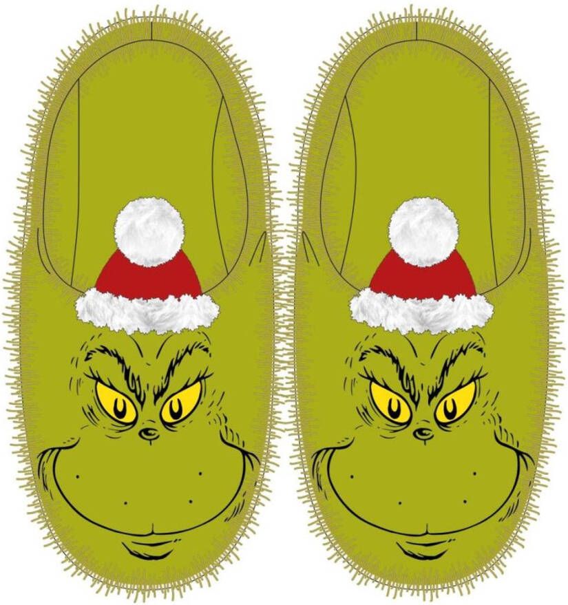 House Slippers Open The Grinch