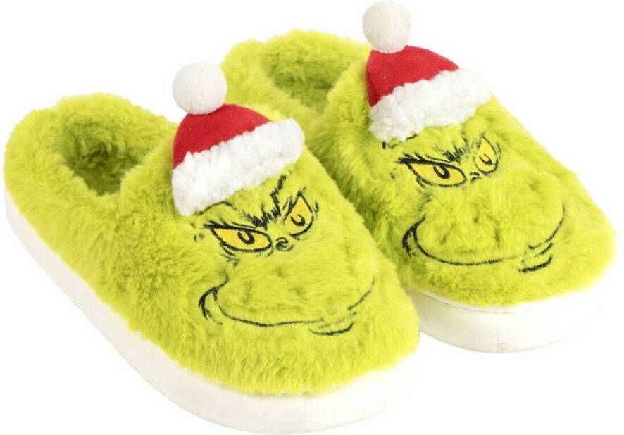 House Slippers Open The Grinch