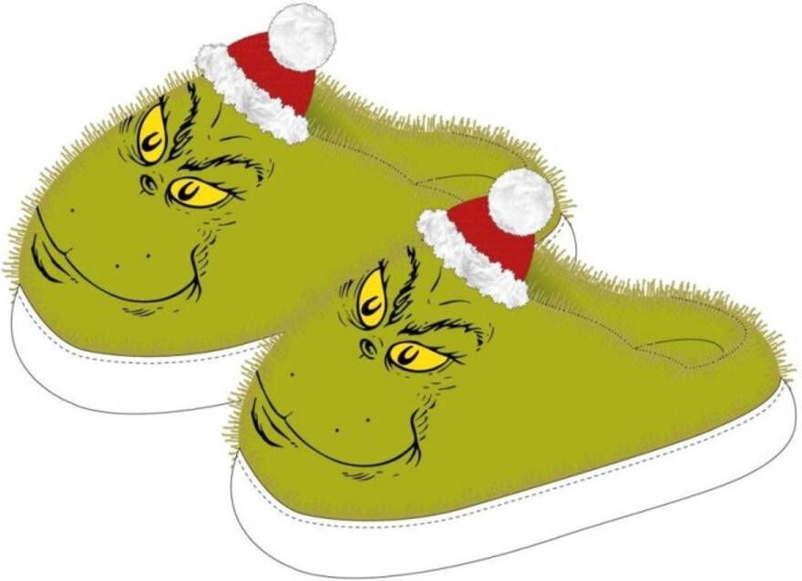 House Slippers Open The Grinch