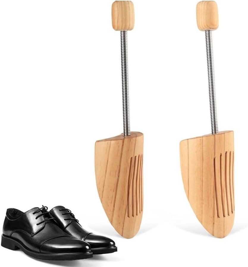 Houten Schoenversteller voor nen en Extra Sterk Geschikt voor Boots en Sneakers Ade d en Kreukbescherming Groot Formaat