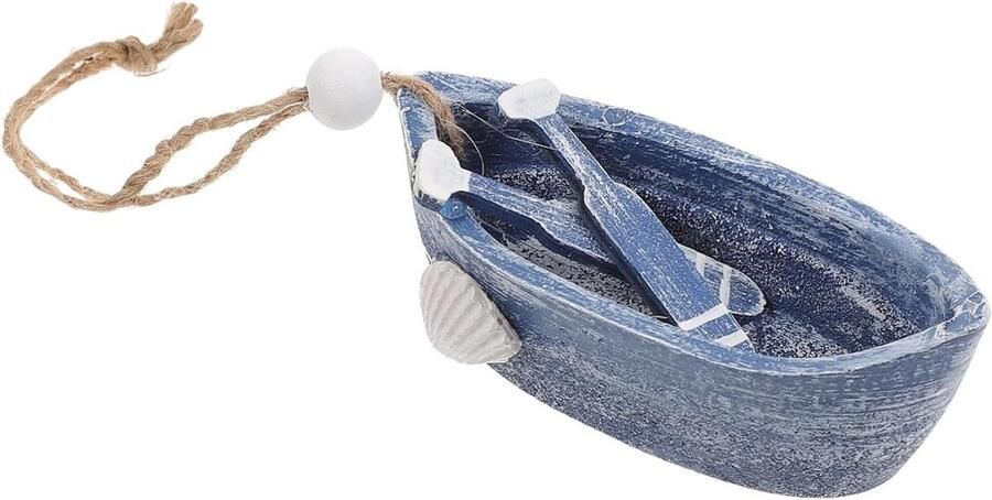 Houten Zeilboot Decoratie Mini Zeilboot Model Bureau Decoratie Middellandse Zee Stijl