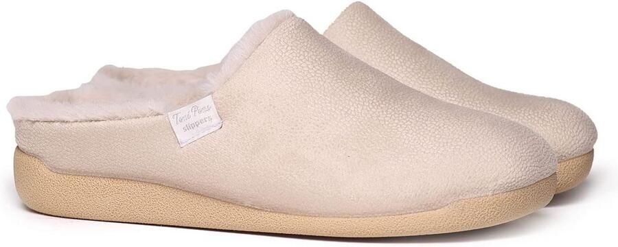 Huis Slipper Dames Pantoffel Comfort Binnen Flexibele Rubberzool Hakhoogte Effen Kleur - Foto 1