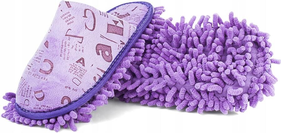 Dames Pantoffels met Microvezel Mopzolen Paars
