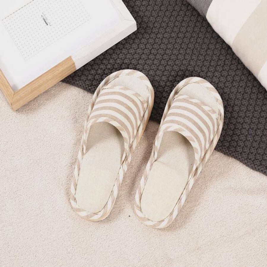 Huispantoffels M (geschikt voor 37-39) Huispantoffels Sandalen Ade de pantoffels Open teenpantoffels Antislippantoffels voor thuis Geschikt voor nen en in alle seizoenen Niet te gebruiken als douchepantoffels