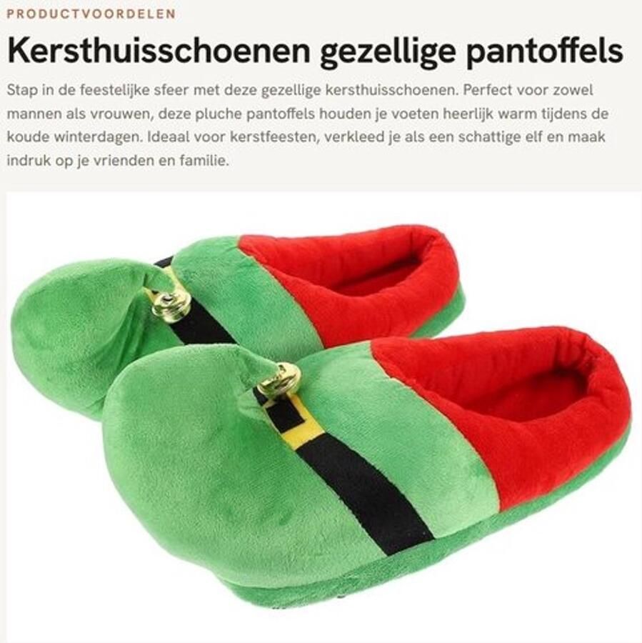 Huispantoffels Pluche Zacht Warme Pantoffels Antislip Schoenen Kerstcadeau Volwassenen Kinderen Lichtgewicht en Opvouwbaar