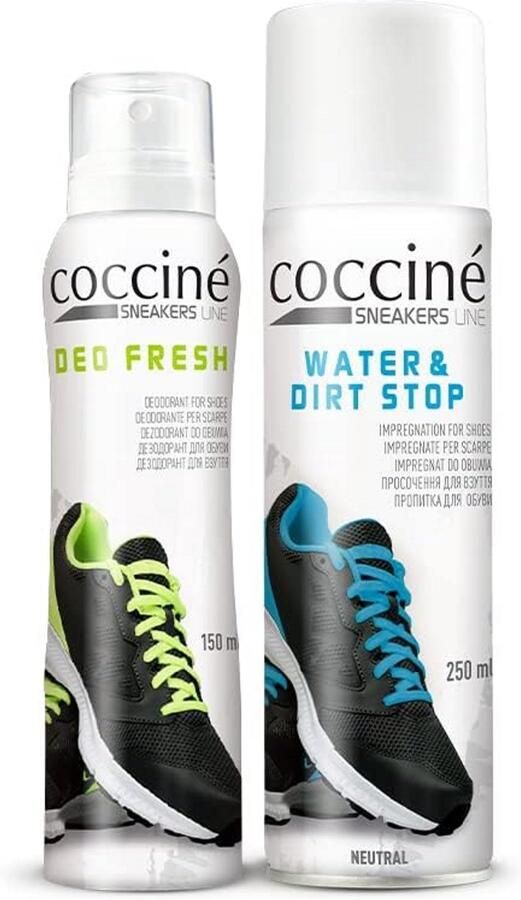 Hygiënekit voor Sportschoenen en Sneakers: Deodorant en Beschermspray
