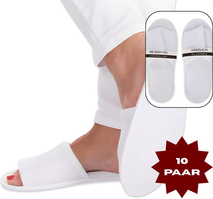 Hygostar Classi ?? Slippers Open Ne ?? Anti-Slip One ?? 10 Paar Hotel Sauna Wellness