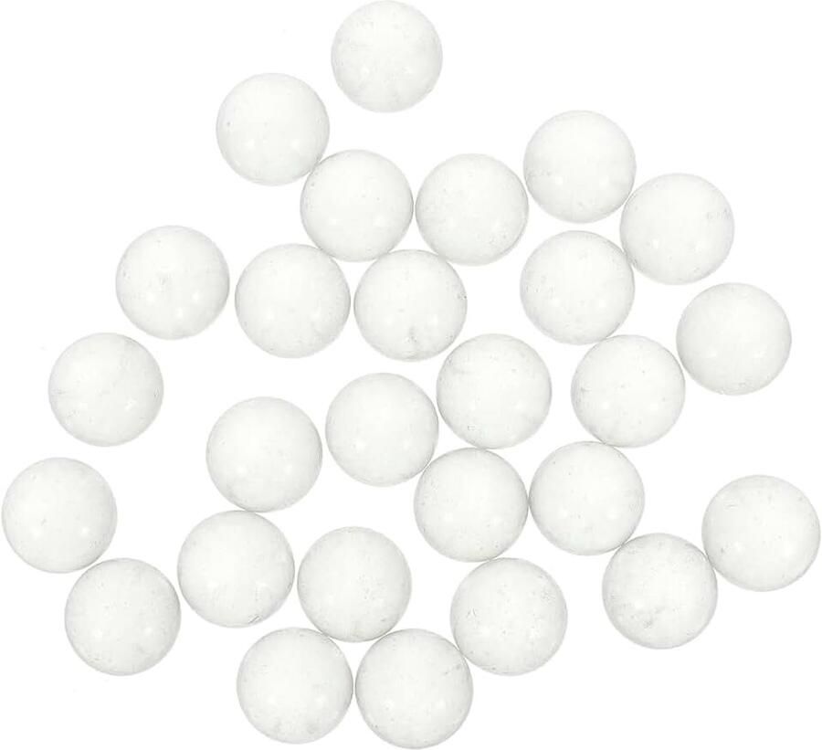 Ibasenice 90 stuks heldere glazen kralen bloemenvaas-parels glazen heldere glazen edelstenen van helder glas gewone glazen kleine glazen kralen