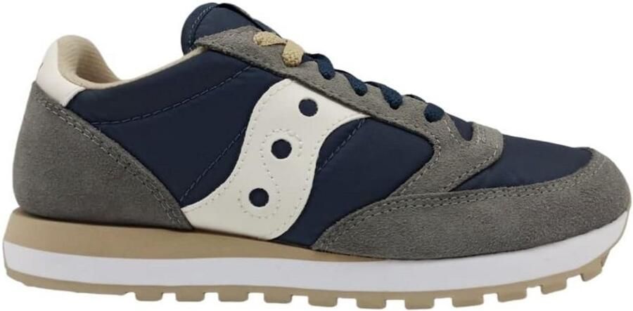 Iconische Lage Sneakers met Suède en Nylon Bovenwerk voor Dagelijks Comfort