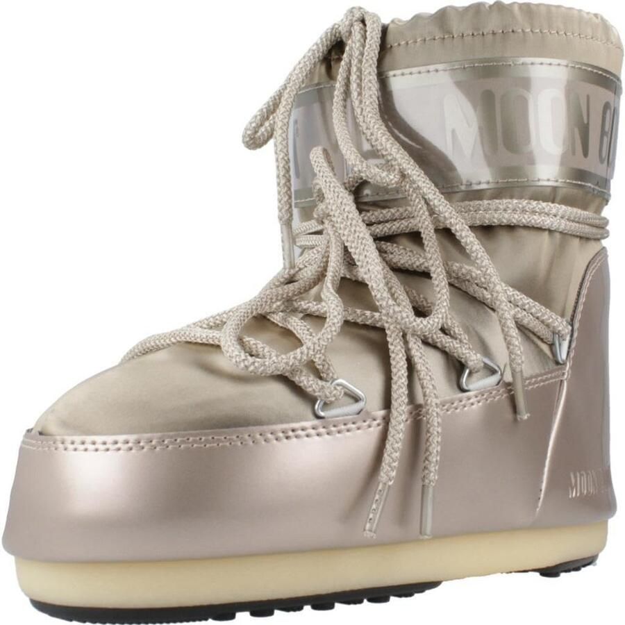 Iconische Lage Snowboots voor en Glanzend Brons Kleur