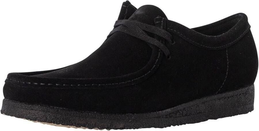 Iconische Suède Mocassin Veterschoenen met Crêpezool