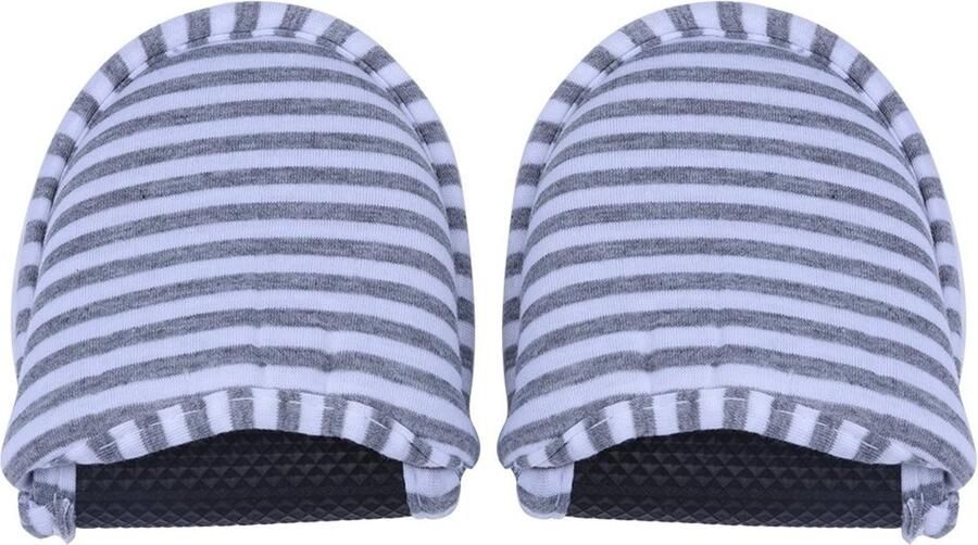 IMstore Travel Foldable Slippers Comfortabele Slippers Voor Thuis en Reizen Grijze Strepen Herbruikbare Slippers Geschikt voor Mannen e