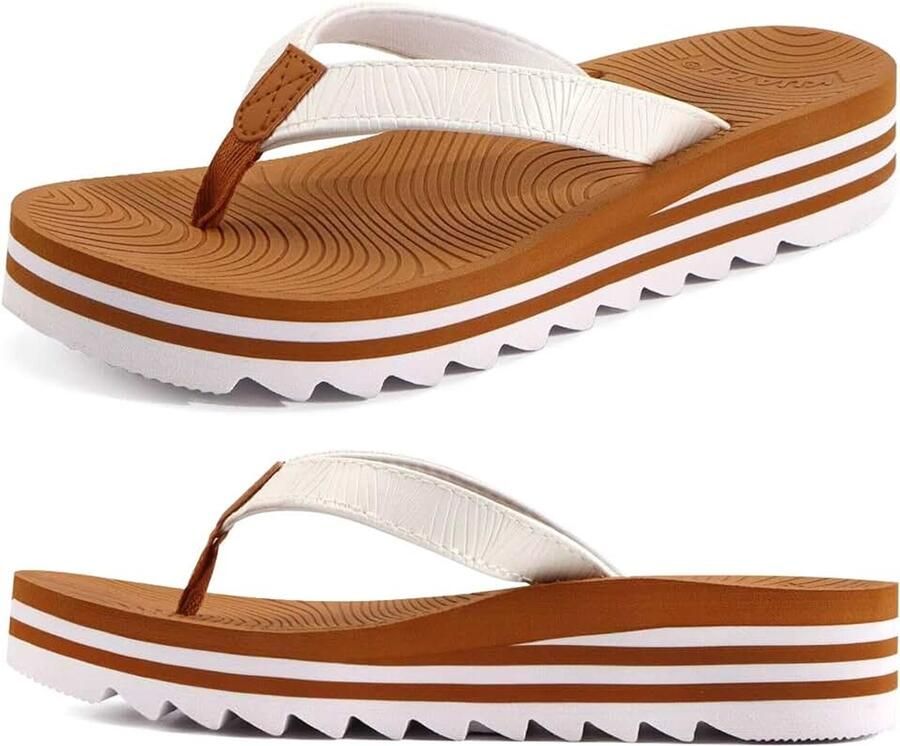 Infradito Donna Comode Yoga Mat Piattaforma Leggero Sandali Vestito Donne Estate Slip On Spiaggia Flip Flops Morbido Cuscino Letto a Piedi
