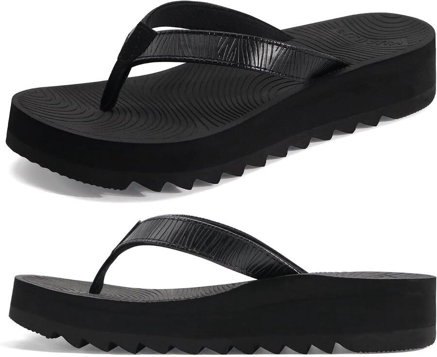 Infradito Donna Comode Yoga Mat Piattaforma Leggero Sandali Vestito Donne Estate Slip On Spiaggia Flip Flops Morbido Cuscino Letto a Piedi