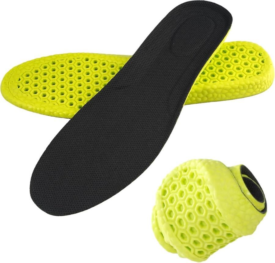 Inlegzolen met Voetboogondersteuning voor en Orthopedische Inlegzolen Schoenen Inlegzolen Zachte Demping Comfortmassage Ade d Zacht voor Sportschoenen Werklaarzen 43