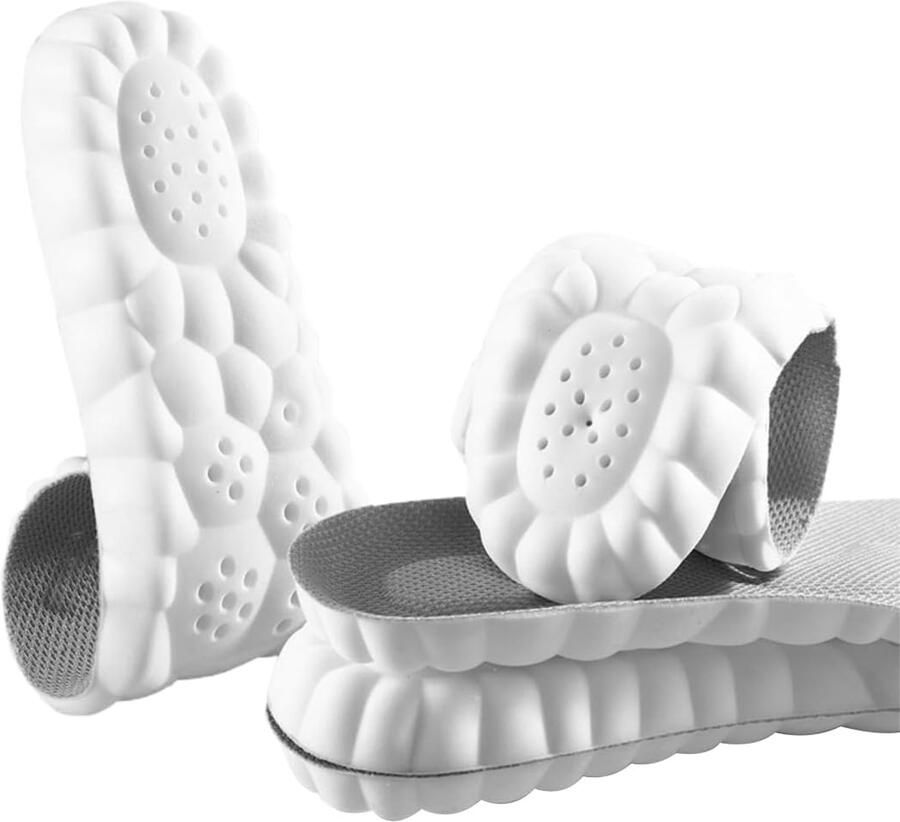 Inlegzolen van traagschuim met ondersteuning van de voetboog inzetstukken voor gymschoenen ademend en schokabsorberend comfortabele demping