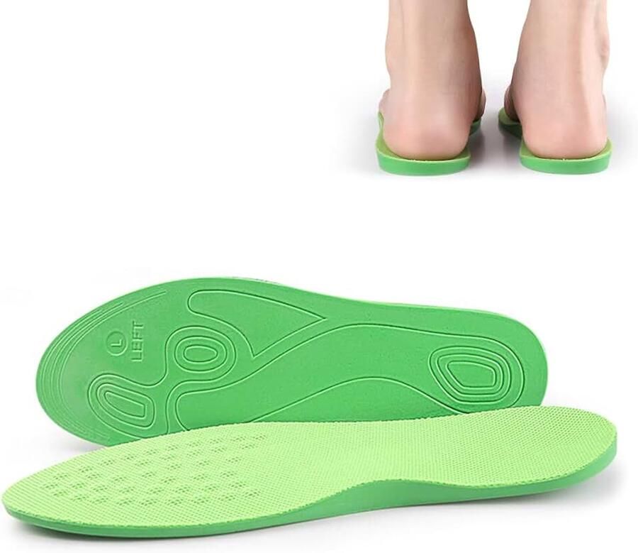 Inlegzolen voor nen & Boog Ondersteuning Inzetstukken Corrigerende Zijkant Hiel Wig Inlegzolen voor het Corrigeren van Platte Voeten O X Benen Boog Benen Kniepijn