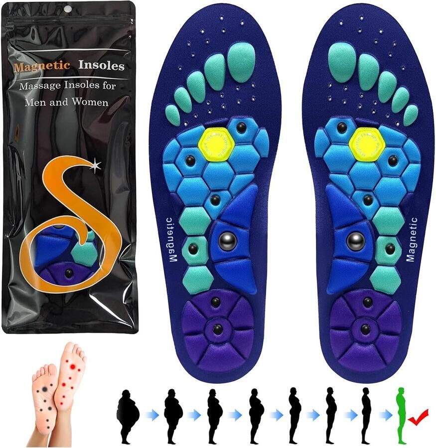 Inlegzolen voor werkschoenen verlichting van plantaire fasciitis met reflexologie acupressuur orthopedische ondersteuning voor verlichting van voetvermoeidheid en