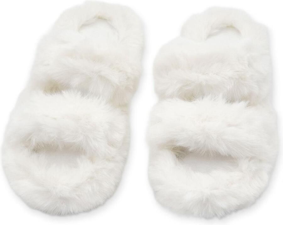 Dailygoody Pantoffels voor dames Pluche Comfortabel Warme winterpantoffels Antislip Wollige pantoffels Geschikt voor binnen