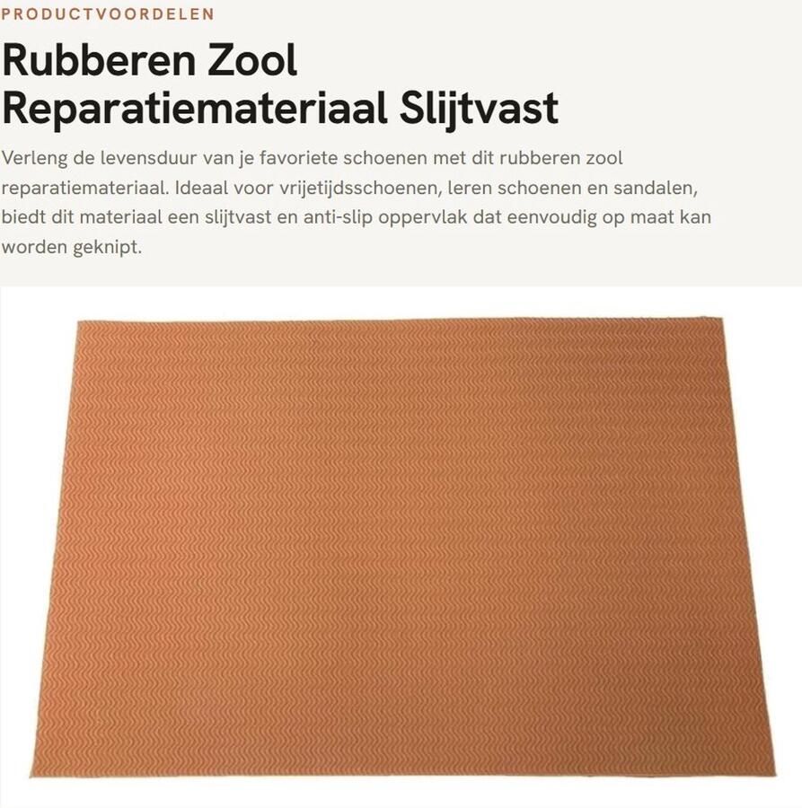 Dailygoods- Reparatiemateriaal Slijtvast Rubberen Zool Antislip Universele Toepassing 58 x Voor Vrijetijdsschoenen en Leren Schoenen