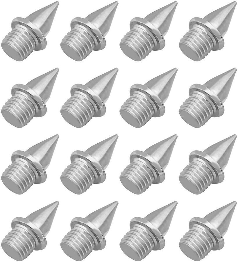 Dailygoods- Schoen Spikes 28 Stuks Verbeterde Tractie Duurzaam Staal Voor Competitie Training Geschikt voor Hardlopen Veiligheid en Balans Atletiekspikes