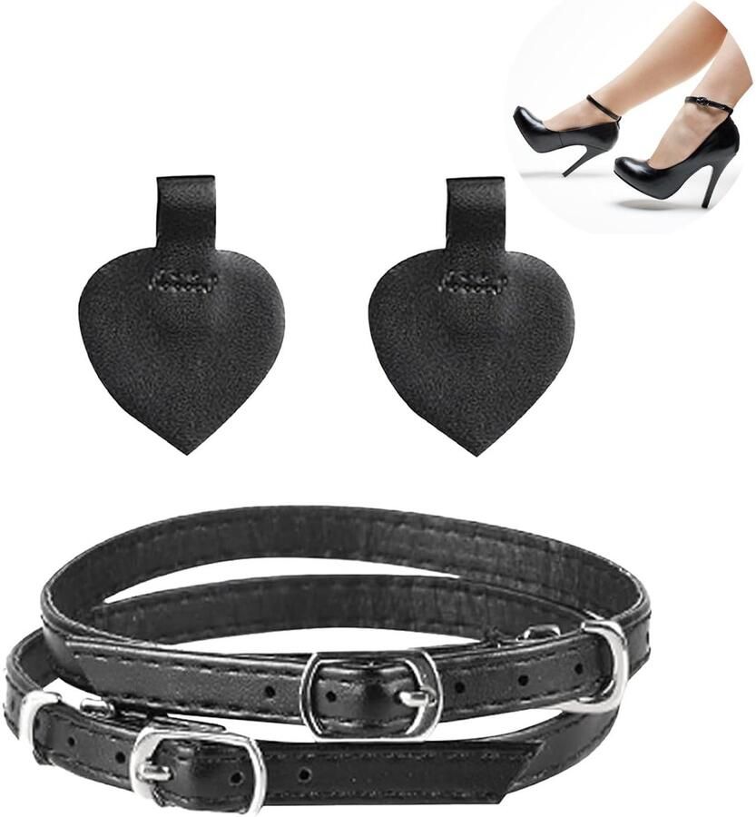 Dailygoody Schoenriem Afneembare Veters Comfortabel en Antislip Verstelbare Riemen Dames Hakken Geschikt voor Pumps en Sandalen