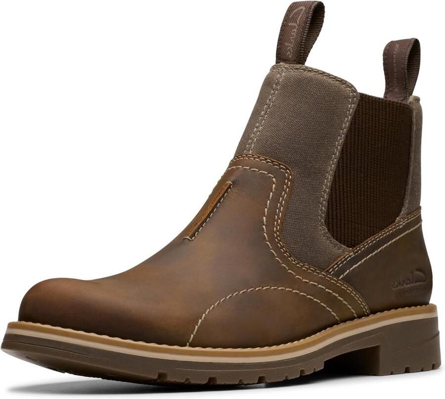 Instap Chelsea Boots voor Heren Elastische Zijpand voor Gemakkelijk Aan- en Uittrekken
