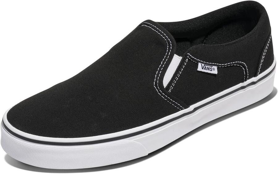 Instap Sneakers Herenschoenen Canvas Dagelijks Gebruik Dubbel Gestikte Ne x23x Zwart