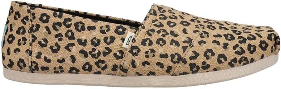 Instappers Dames Platte Schoenen Dagelijks Gebruik Vegan Constructie Mogelijk Medium Breedte Naturel