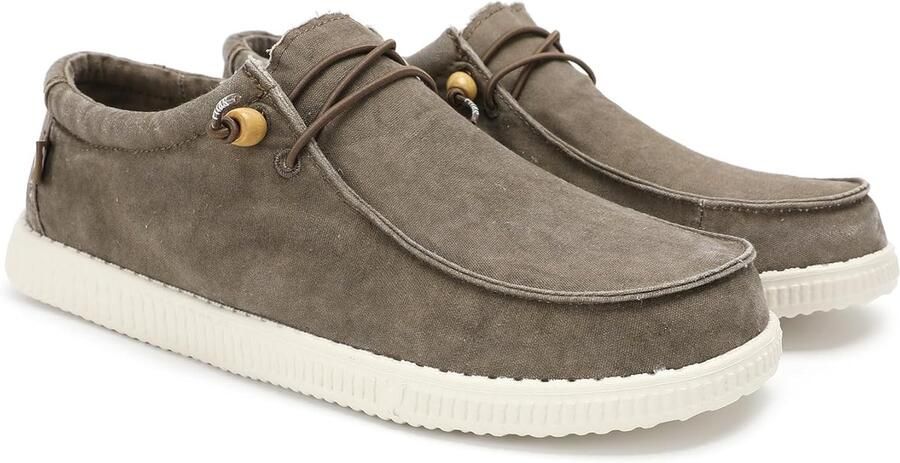 Instappers Heren Casual Schoenen Dagelijks Gebruik Uniek Verweerd Effect Slechts 150 Gram Blauw