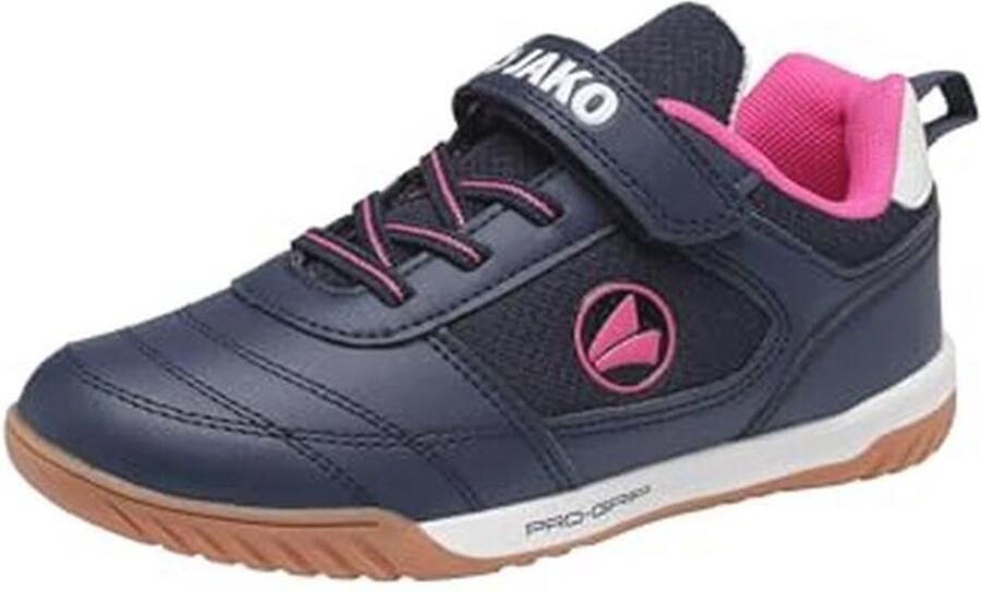 JAKO J-sh Winger Ev indoor gymschoen voor meisjes Dk Navy Daisy Pink